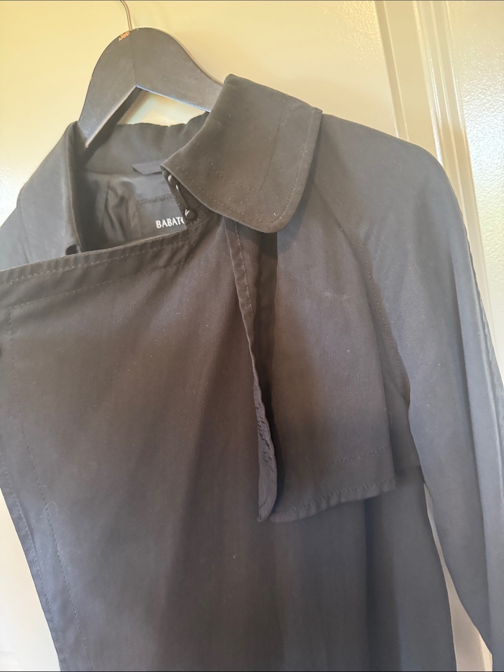 Aritzia Babaton Black Longline Open-Front Duster - Picture 4 of 11